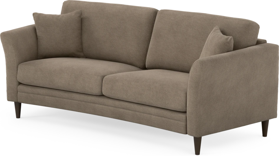 Eden - 2,5-sits soffa svängd - Brun
