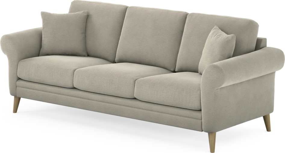 Eden - 3-sits soffa - Brun