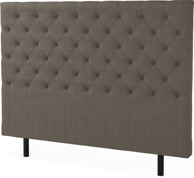 Asperö pikerad - Sänggavel, 160-180 cm - Brun