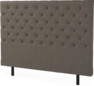 Asperö pikerad - Sänggavel, 160-180 cm - Brun