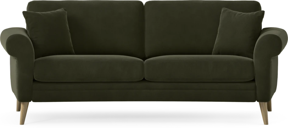 Eden - 2,5-sits soffa svängd - Grön