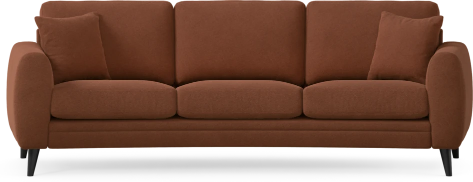 Eden - 3-sits soffa svängd - Orange