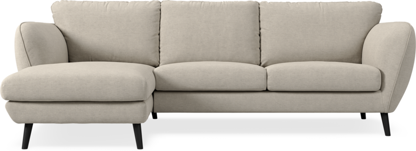 Madison Lux - 2-sits soffa med schäslong vänster - Beige