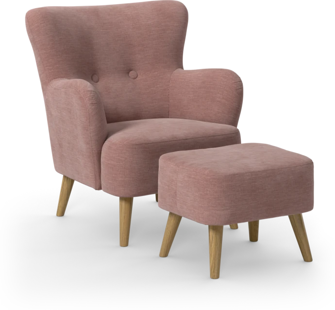 Timmy, Fåtölj med fotpall