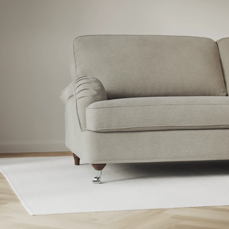 Oxford - 3-sits soffa svängd - Grå