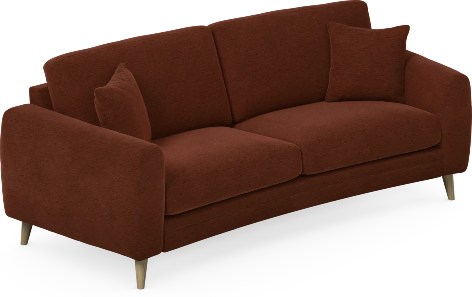Eden - 2,5-sits soffa svängd - Orange