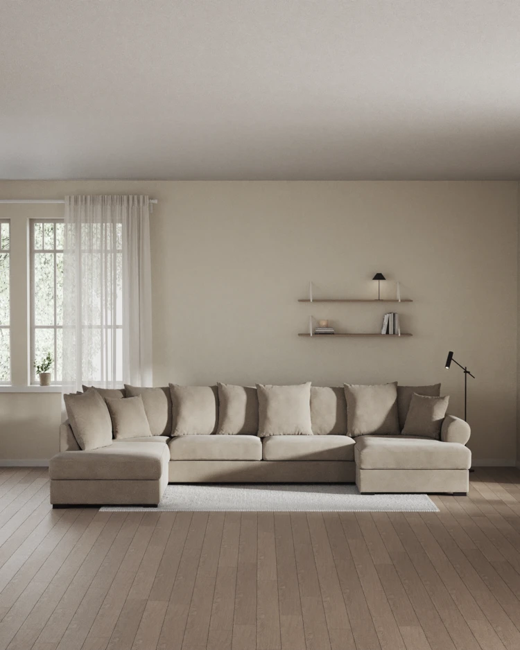 Town - 3-sits soffa med divan vänster och schäslong höger - inspiration