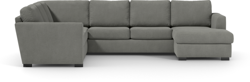 Friday - Hörnsoffa, 2+3-sits med schäslong höger - Grå