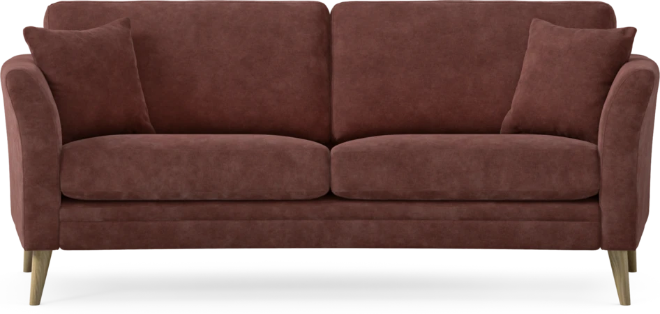 Eden - 2,5-sits soffa svängd - Röd