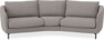 Madison - 3-sits soffa svängd, 90 cm - Grå