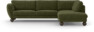 Madison Lux - 3-sits soffa med divan höger - Grön