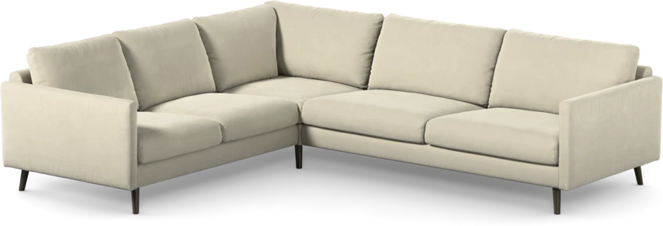 Madison Lux - Hörnsoffa 2+3-sits, hörn 1 - Vit