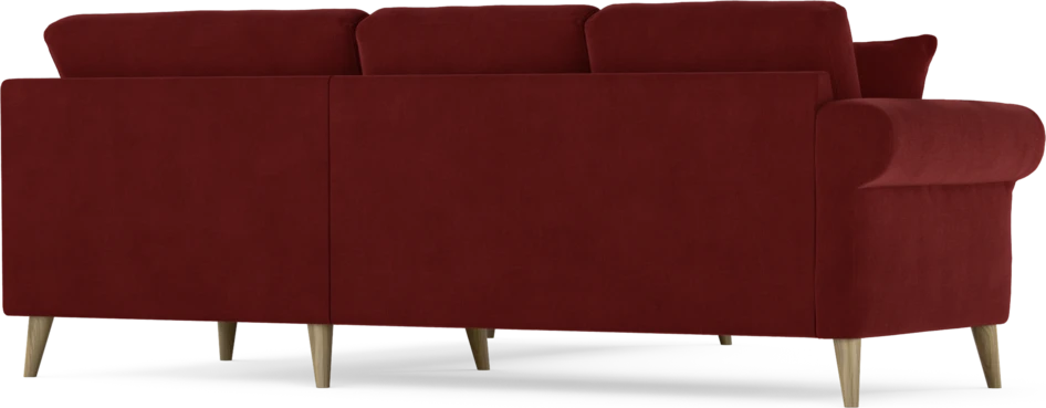 Eden - Hörnsoffa, 2+2-sits - Röd