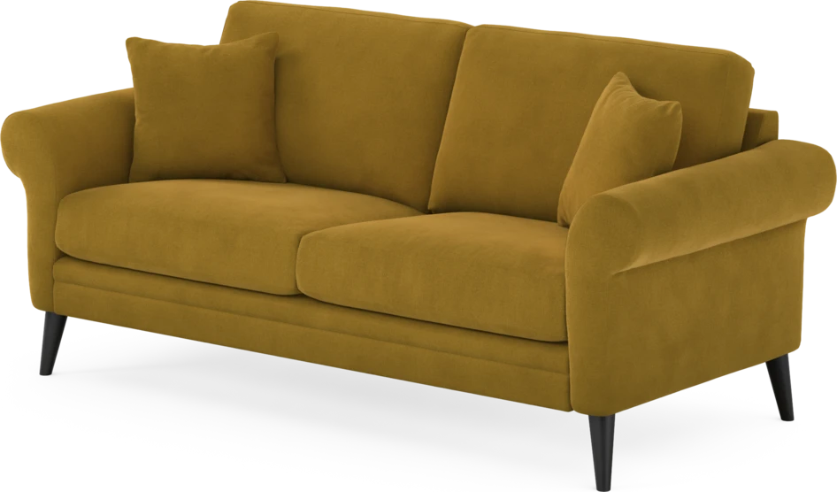 Eden - 2,5-sits soffa - Gul