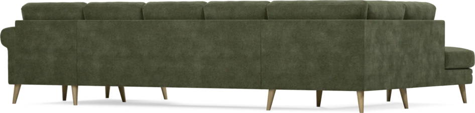Eden - 3-sits soffa med divan vänster och schäslong höger - Grön