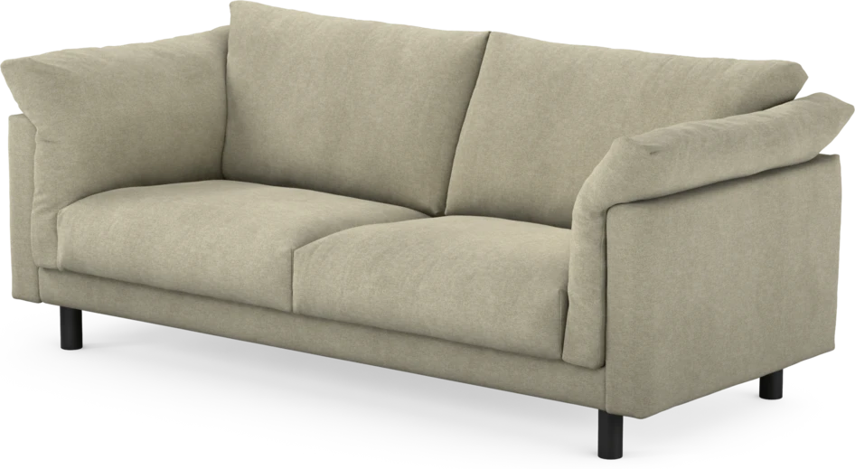 Cherrie - 2,5-sits soffa, fast klädsel - Beige