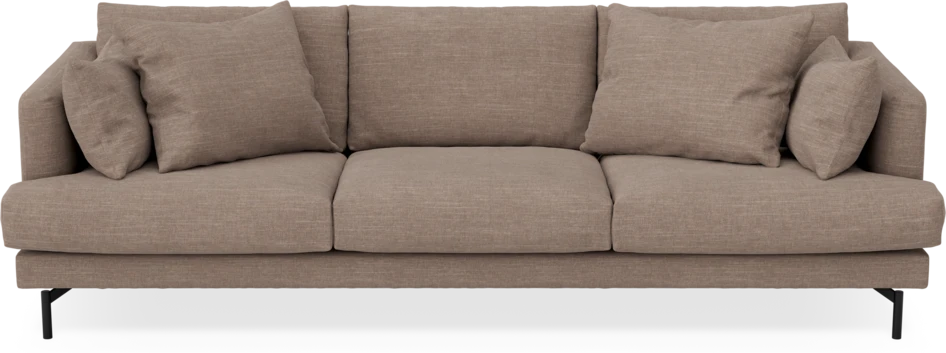 Harper - 4-sits soffa - Brun