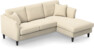 Eden - 2-sits soffa med schäslong - Beige