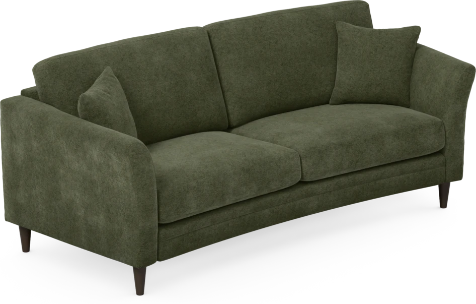 Eden - 2,5-sits soffa svängd - Grön