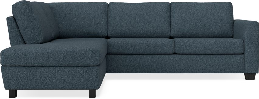 Friday - 2,5-sits soffa med divan vänster - Blå