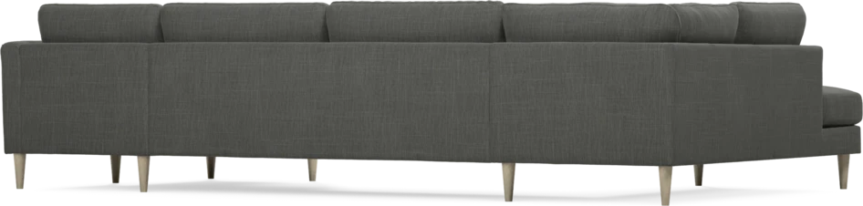 Bridge - 3-sits soffa med divan vänster och schäslong höger - Grå