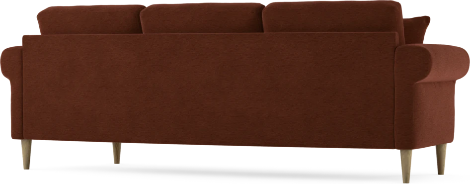 Eden - 3-sits soffa svängd - Orange