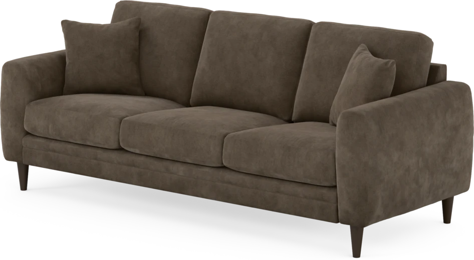 Eden - 3-sits soffa - Brun