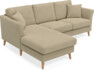 Eden - 2-sits soffa med schäslong - Beige