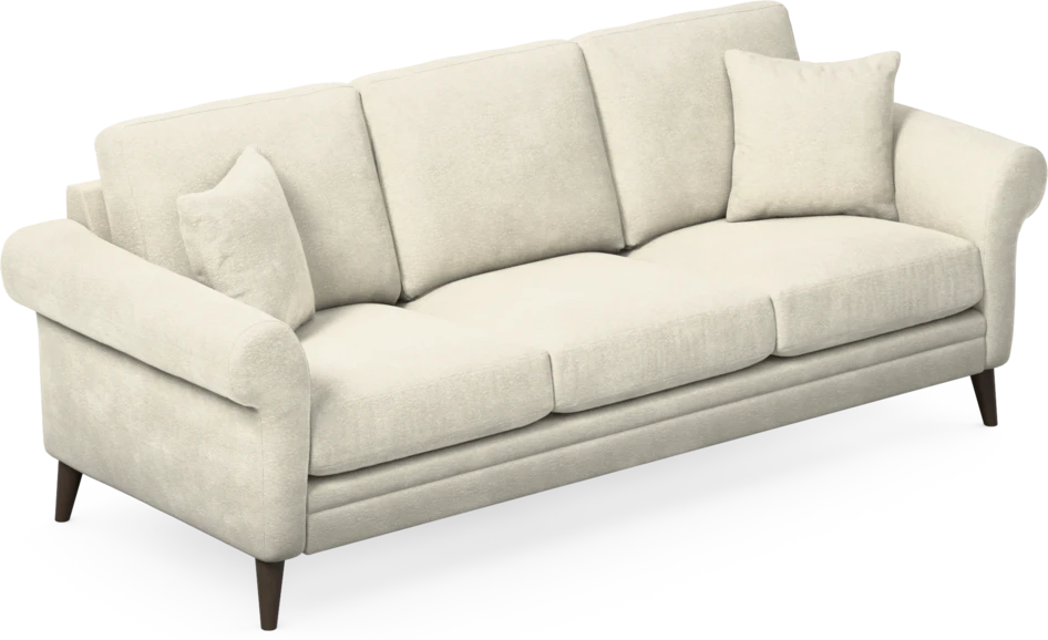 Eden - 3-sits soffa - Vit