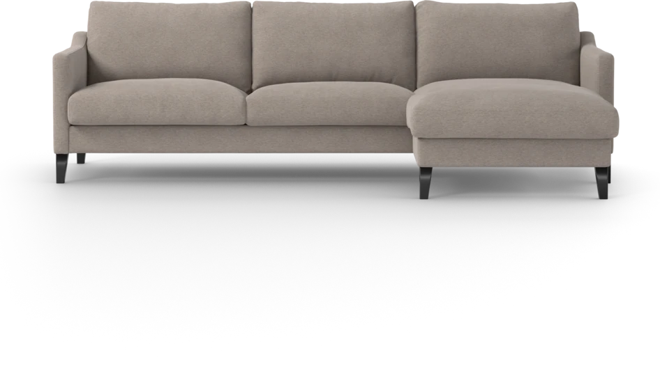 Winston - 3-sits soffa med schäslong, vändbar - Beige