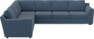 Friday - Hörnsoffa, 2+3-sits - Blå
