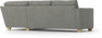 Friday - 2,5-sits soffa med divan höger - Grå