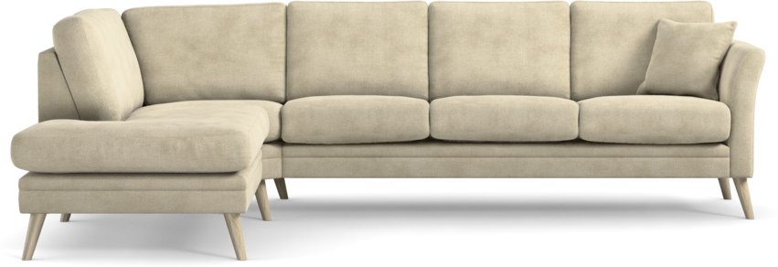 Eden - 3-sits soffa med divan - Beige