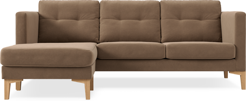 Rio - 3-sits soffa med schäslong vänster - Beige