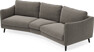 Madison - 3-sits soffa svängd, 90 cm - Grå