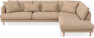 Harper - 3-sits soffa med divan höger - Gul