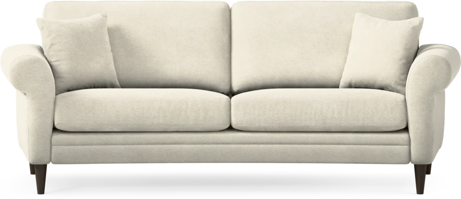 Eden - 2,5-sits soffa svängd - Vit