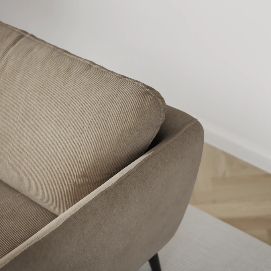 Madison - 2-sits soffa med divan vänster och schäslong höger - Beige
