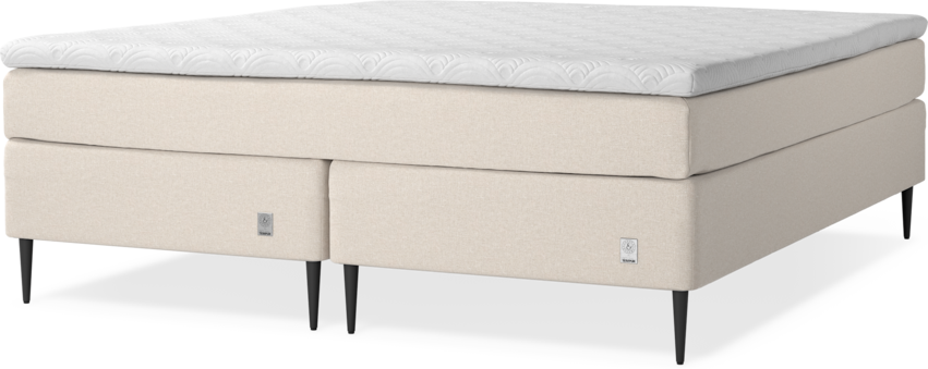 Cape Selene - Kontinentalsäng, dubbelsäng med bäddmadrass och sängben