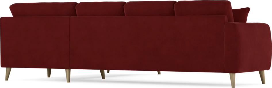 Eden - Hörnsoffa, 3+2-sits - Röd