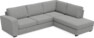 Friday - 2,5-sits soffa med divan höger - Grå