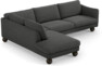 Madison - 3-sits soffa med divan vänster - Grå