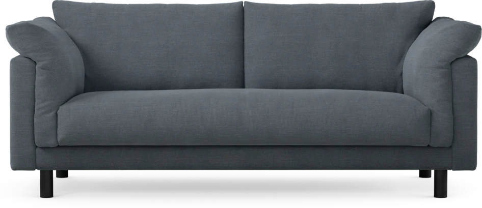 Cherrie - 2,5-sits soffa, hel dyna, fast klädsel - Blå