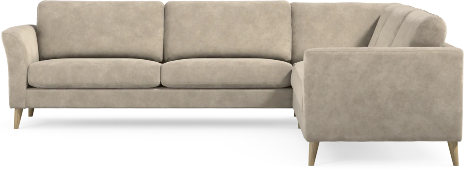 Bridge - Hörnsoffa, 3+3-sits - Beige