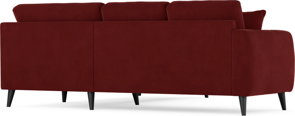Eden - Hörnsoffa, 2+2-sits - Röd