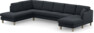 Eden - 3-sits soffa med divan vänster och schäslong höger - Blå