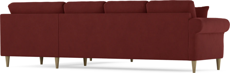 Eden - Hörnsoffa, 3+2-sits - Röd