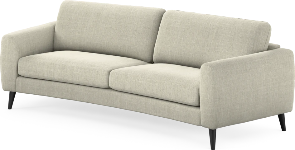 Bridge - 3-sits soffa svängd - Beige