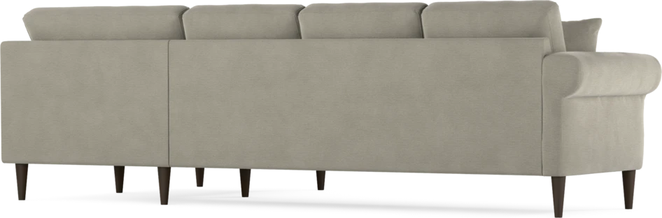 Eden - Hörnsoffa, 3+1-sits - Brun