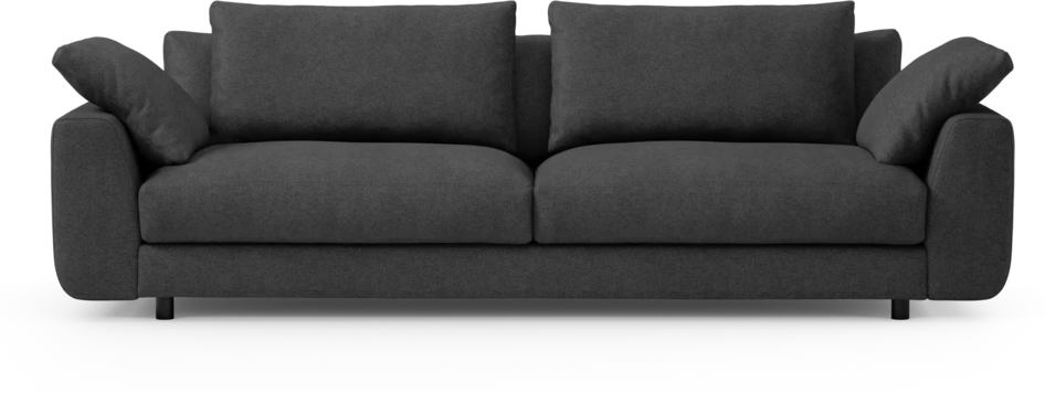 Amie - 4-sits soffa - Svart